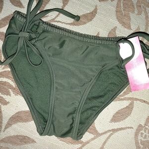XHILARATION Olive Swimwear Bikini Bottom XS‎